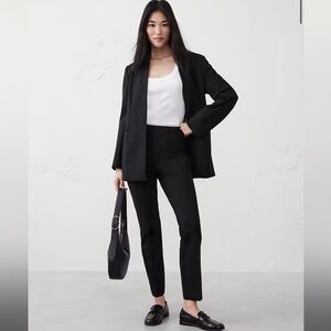 Theory Black Ponte Knit Skinny Pants Size Small | Pull-On | 28” Inseam